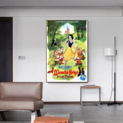 affiche blanche neige et les sept nains