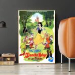 affiche blanche neige et les sept nains