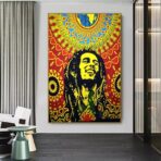 affiche bob marley vintage