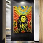 affiche bob marley vintage