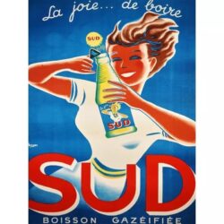 affiche boisson vintage