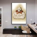 affiche bon appetit vintage