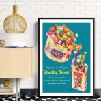 affiche bonbon vintage