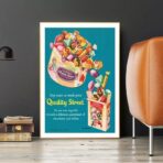 affiche bonbon vintage