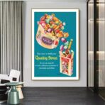 affiche bonbon vintage