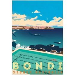 affiche bondi beach