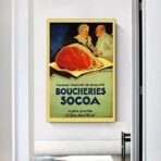 affiche boucherie vintage