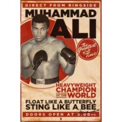 affiche boxe mohamed ali