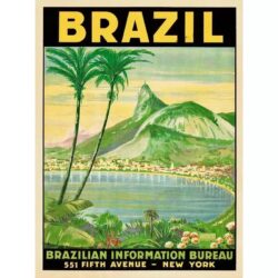 affiche bresil vintage