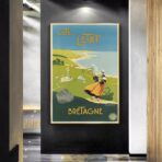 affiche bretagne vintage