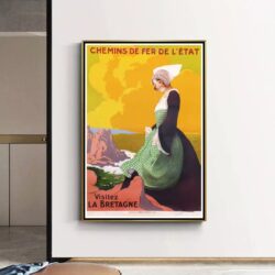 affiche bretonne vintage
