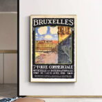 affiche bruxelles vintage