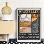 affiche bruxelles vintage