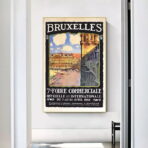 affiche bruxelles vintage