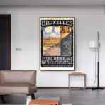 affiche bruxelles vintage