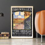 affiche bruxelles vintage