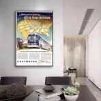 affiche bus vintage