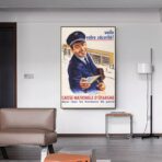 affiche caisse depargne vintage