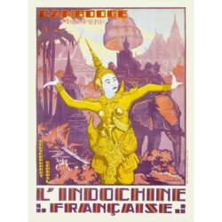 affiche cambodge vintage