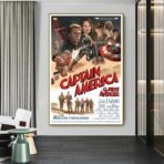 affiche captain america vintage