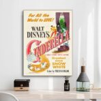 affiche cendrillon 1950