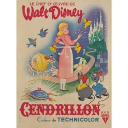 affiche cendrillon disney