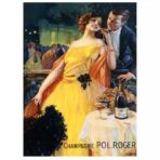 affiche champagne vintage