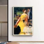 affiche champagne vintage
