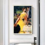 affiche champagne vintage