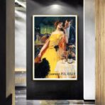 affiche champagne vintage