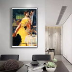affiche champagne vintage