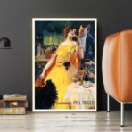 affiche champagne vintage