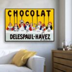 affiche chocolat vintage