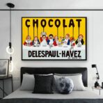 affiche chocolat vintage