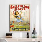 affiche cirque vintage