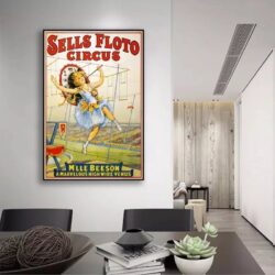 affiche cirque vintage