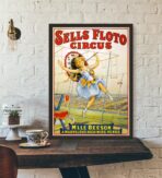 affiche cirque vintage