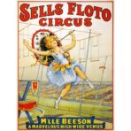 affiche cirque vintage