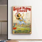 affiche cirque vintage