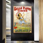 affiche cirque vintage