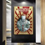 affiche clown vintage pennywise