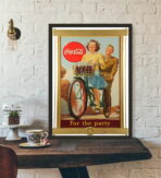 affiche coca cola vintage guerre