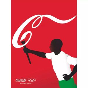affiche coca cola vintage jeux olympiques