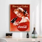 affiche coca cola vintage