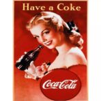 affiche coca cola vintage
