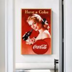 affiche coca cola vintage