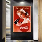 affiche coca cola vintage