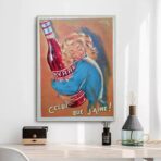 affiche cocktail vintage france