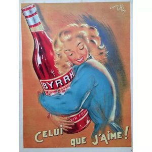affiche cocktail vintage france