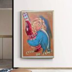 affiche cocktail vintage france